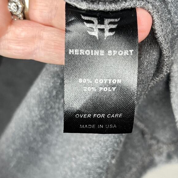 Heroine Sport Sleeveless Valour Crop Top Mesh Cutouts Size Large - Picture 4 of 5